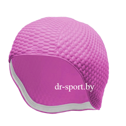 Шапочка для плавания 3115- розовый